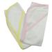 Bambini Infant Hooded Bath Towel (Pack Of 2) 100% Cotton in Gray | 6 W in | Wayfair 021B-Pink--021B-Yellow
