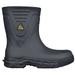 SHOES FOR CREWS 885999105000 Rubber Boots,Black,7,Unisex,10" H,PR