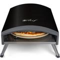 Deco Chef Stainless Steel Freestanding Propane Pizza Oven Steel in Black | 10 H x 15.5 W x 29 D in | Wayfair DGPRPO30BLK