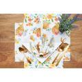 C&F Home Flora Bunny 6-Piece Placemat Set Cotton in Brown/Gray/White | 20 H x 14 W x 0.2 D in | Wayfair C842623359S6