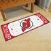 Red/White 72 x 30 x 0.25 in Kitchen Mat - FANMATS New Jersey Devils_NHLRETRO New Jersey Devils Rink Runner - 30In. X 72In. Plastic | Wayfair 35550