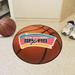 Orange 27 x 27 x 0.25 in Kitchen Mat - FANMATS San Antonio Spurs_NBA Retro San Antonio Spurs Basketball Rug - 27In. Diameter, | Wayfair 35391