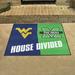 Blue/Green 42.5 x 33.75 x 0.25 in Kitchen Mat - FANMATS House Divided - Alabama/Auburn_House Divided - Alabama/Auburn House Divided House Divided Rug - 34 In. X 42.5 In. Plastic | Wayfair