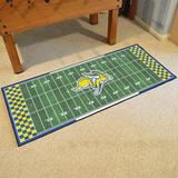 Green 0.5" x 72" L X 30" W Kitchen Mat - FANMATS South Dakota State_South Dakota State Jackrabbits Field Runner Mat - 30In. X 72In. 72.0 x 30.0 x 0.5 in/yellowPlastic | Wayfair