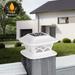 Solar Powered Integrated LED Fence Post Cap Light