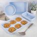 Martha Stewart Everyday 4 Piece Carbon Steel Colored Bakeware Set In Lavender Carbon Steel in Black/Blue/Gray | Wayfair 950118906M