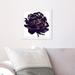 Oliver Gal Black Peony - Picture Frame Graphic Art Paper in Black/Gray/White | 14 H x 14 W x 0.8 D in | Wayfair 47118_12x12_PAPER_WHITE