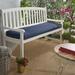 Highland Dunes Indoor/Outdoor Sunbrella Bench Cushion in Red/Indigo | 60 W in | Wayfair 1753E3D58CE142B8A89AA25979A06C50