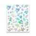 Boho Totem Nail Art Sticker Colorful Pattern Decorative Decals For Nail Art Diy