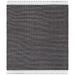 SAFAVIEH Montauk MTK475Z Handwoven Black / Ivory Rug