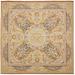 Aubusson Weave 961244 14 ft. 1 in. x 14 ft. 2 in. Etien Flat Woven Square Area Rug Light Green & Blue