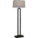 Robert Abbey Lighting - Doughnut - 1 Light Floor Lamp Antique Silver Finish