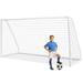 Gymax 12 x 6FT All-Weather Soccer Goal w/Strong UPVC Frame Kids Adults Soccer Practice