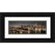 Frank Assaf 24x11 Black Ornate Wood Framed with Double Matting Museum Art Print Titled - New York Panoramic