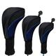 3pcs Head Covers Driver Fairway Woods Headcovers Accessories