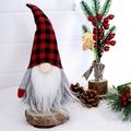 Red/Black/Green Christmas Ornaments Faceless Gnomes Christmas Tree Ornaments Handmade Plush Gnomes Santa Elf Hanging Home Decorations Holiday Decor Best Gift for Friend or Family members