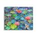 Stupell Industries Vivid Pond Lily Lotus Blossom Koi Fish Pond Painting Gallery Wrapped Canvas Print Wall Art Design by Marietta Cohen Art and Design