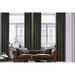 3S Brother s Home Decorative Dark Green Curtains 100 Wide Extra Long Luxury Colors Linen Look Custom Made 5-25 Feet Made in Turkey Hang Back Tab & Rod Pocket Single Panel Home DÃ©cor (100 Wx264 L)