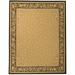 Aubusson Weave 982050 9 x 12 ft. Rennes Flat Woven Area Rug Gold & Black