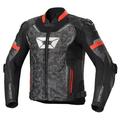 Cortech Revo Sport Air Mens Leather Motorcycle Jacket Camo/Red XL