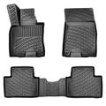 Croc Liner Floor Mats Front and Rear All Weather Custom Fit Floor Liner Compatible with Genesis GV70 / 2022-2024