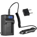 Kastar BP-511 LCD AC Battery Charger Compatible with Canon DM-MV500 MV500 MV500i DM-MV530 MV530 MV530i DM-MV550 MV550 MV550i DM-MV590 MV590 DM-MV600 MV600 MV600i DM-MV630i MV630i