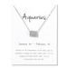 Kayannuo Back to School Clearance Twelve Constellation Lady Necklace Christmas Small Gift Pendant Necklace Ornamen