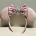 Disney Accessories | Disney Ears Rhinestones Pink Handmade | Color: Pink | Size: Os