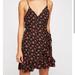 Free People Dresses | Free People All My Love Wrap Floral Dress Wine Red Color - M | Color: Red | Size: M