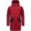 Wintermantel STONE HARBOUR "Ragaan", Herren, Gr. XXL (56), rot (dunkelrot), Oberstoff: 100% Polyester, Futter: 100% Polyester, Wattierung: 100% Polyester, Ärmelfutter: 100% Polyester, modisch, regular fit ca. Mitte Oberschenkel, hoch geschlossener...