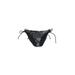 American Eagle Outfitters Swimsuit Bottoms: Black Marled Swimwear - Women's Size Small