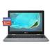 Restored ASUS C223NA-DH02 11.6 HD Laptop Celeron N3350 1.1 GHz Intel HD Graphics 500 4GB RAM 32GB SSD Grey Chrome OS (Refurbished)