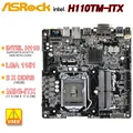 Carte mère ASRock 1151 Intel H110 2xDDR4 32 go LGA H110TM-ITX HDMI M.2 USB 3.1 mini-itx pour