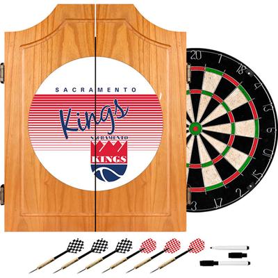 Sacramento Kings Hardwood Classics NBA Wood Dart Cabinet - 20.5" x 3.5" x 24.75"