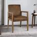 Mid-Century Modern Solid Wood Accent Chair Upholstered Armchair - 20.9"W x 23.6"D x 33"H