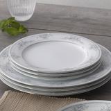 Noritake Sweet Leilani Set Of 4 Salad Plates, 8-1/4" Porcelain China/Ceramic in Gray/White | 8.25 W in | Wayfair 3482-405D