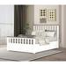 Red Barrel Studio® Storage Platform Bed in White | 43.3 H x 58 W x 82.7 D in | Wayfair 9E4DBC8A91F1454C852590AD57C989D7