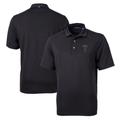 Men's Cutter & Buck Black Georgia Tech Yellow Jackets Team Big Tall Virtue Eco Pique Recycled Polo