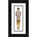 Medley Elizabeth 11x24 Black Ornate Wood Framed with Double Matting Museum Art Print Titled - Woman Of The World III