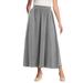 Plus Size Women's 7-Day Maxi Skirt by Woman Within in Medium Heather Grey (Size 4X)