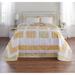 Dahlia Bedspread by BrylaneHome in Yellow (Size KING)