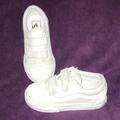 Vans Shoes | Nwot White Velcro Vans | Color: White | Size: 8.0 T