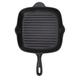 YEmirth Home Icon Non Stick Griddle Pan, Cast Iron Grill Pan Large Capacity Double Outlet Quadrate Steak Bacon Pan for Home Camping Panic Restaurant(28CM)
