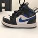 Nike Shoes | Nike Air Jordan 1mid Royal Racer Blue Sneakers Kids-Babys 1-2 Yrs Size 6c | Color: Black/Blue | Size: 6c