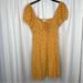 American Eagle Outfitters Dresses | American Eagle Outfitters Yellow Floral Dress | Color: Yellow | Size: M