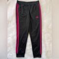 Adidas Bottoms | Girls Adidas Tricot Joggers | Color: Black/Pink | Size: Sg