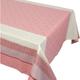 Linnea - Nappe Jacquard enduction acrylique charleston Carré 150x150 cm - Rouge