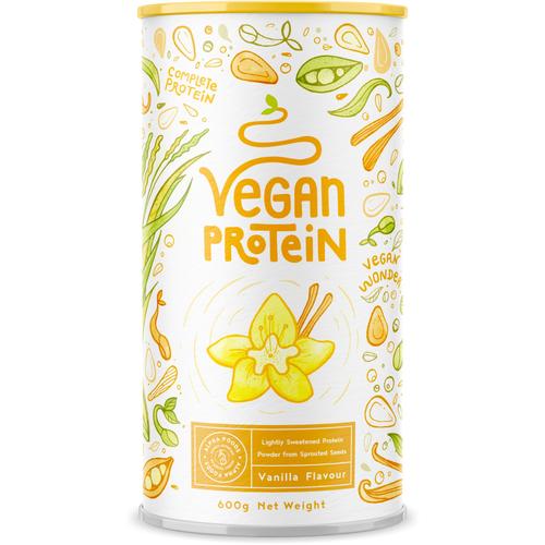 Vegan Protein Vanille bioverfügbares Eiweißpulver 600 g Pulver