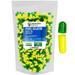 XPRS Nutra Size 0 Empty Capsules - 1 000 Count Colored Empty Gelatin Capsules - Capsules Express Empty Pill Capsules - DIY Supplement Capsule - Color Gel Caps Pills (Green and Yellow)