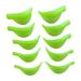 10x Eyelash Lift Pads Refills Pads DIY Eyelash Perm Silic Pads for Eyelash Extension Salon Home Use Eyelashes Lifting Makeup Beauty Tool Green